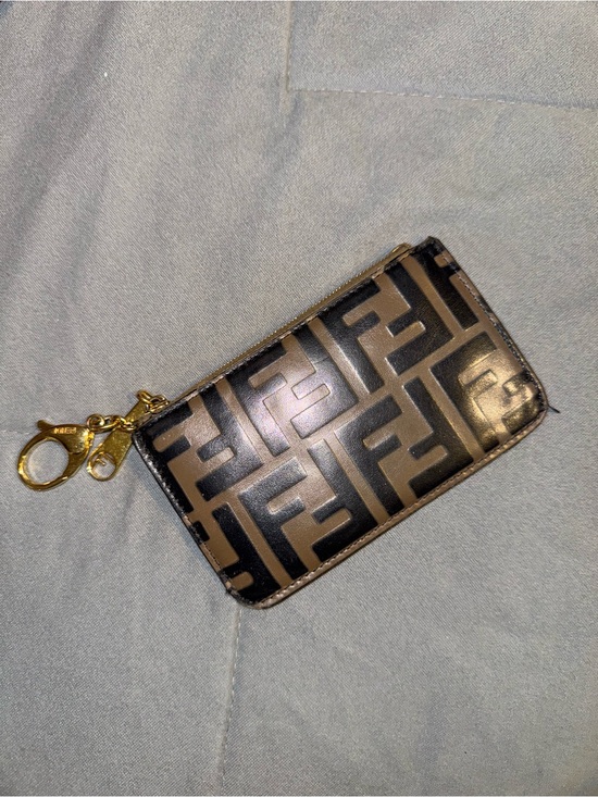 Fendi Handbags - FENDI FF leather cardholder